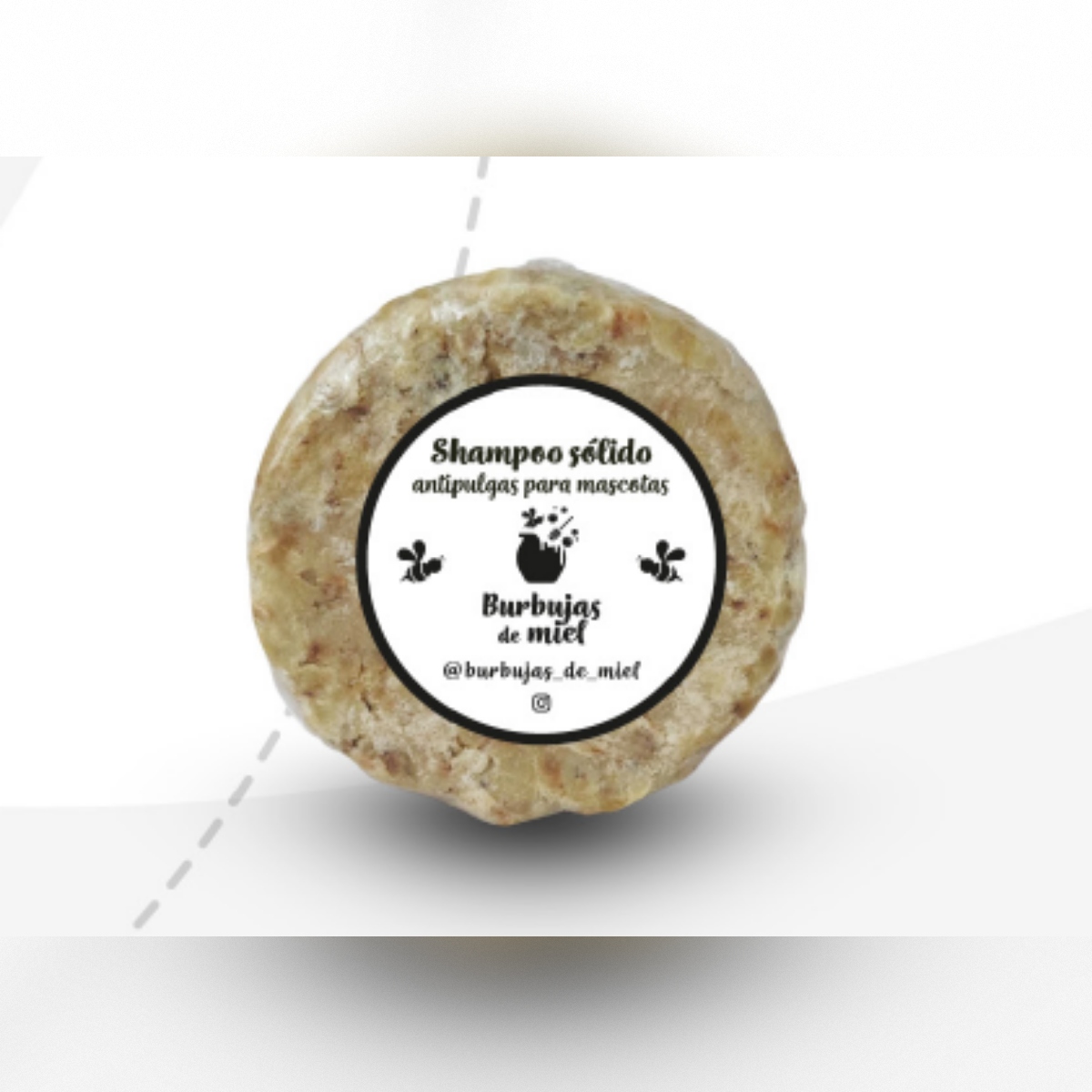 Shampoo sólido antipulgas